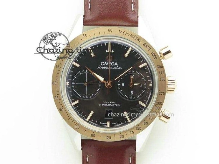 0524 Effortless Speedmaster Apollo 11 On SS Bracelet Manual Winding Chrono Movement 8225